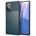 Miniatyrbild 1 av 9: Thunder Twill Texture Skal Till Galaxy Note 20 - Grön Grön