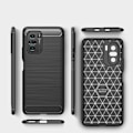 Miniatyrbillede 2 af 7: Carbon TPU Mobilcover til Xiaomi Mi 11i / Poco F3 - Sort Black