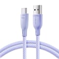 Miniatyrbild 1 av 9: Joyroom USB-C till USB-A kabel 100W 1m Multi-Color - Lila