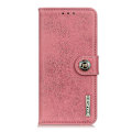 Miniatyrbild 2 av 10: KHAZNEH Textured PU Läder Plånboksfodral Xiaomi 12 Pro - Rosa