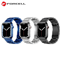 Miniatyrbild 3 av 3: Forcell Apple Watch (38/40/41mm) Armband F-Design - Silver