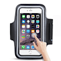 Miniatyrbillede 2 af 3: Universal Running Armbånd 6" smartphones sort Black
