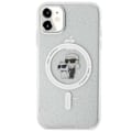 Miniatyrbild 3 av 8: KARL LAGERFELD iPhone 11/XR Mobilskal Magsafe Glitter - Clear