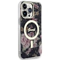 Miniatyrbild 4 av 8: Guess iPhone 14 Pro Mobilskal MagSafe Flower - Svart Svart