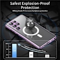 Miniatyrbild 3 av 8: Galaxy S23 Mobilskal Magsafe Magnetic Metall - Svart Svart