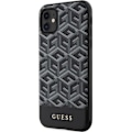 Miniatyrbild 2 av 8: Guess iPhone 11/XR Mobilskal Magsafe Cube Stripes - Svart Svart