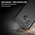 Miniatyrbillede 3 af 5: Carbon Fiber Mobilcover til Oneplus Nord N100 - Sort Black