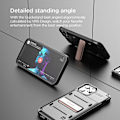 Miniatyrbillede 3 af 10: VRS DESIGN Damda QuickStand Skal iPhone 12 Mini - Bronze Svart