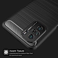 Miniatyrbillede 4 af 7: Carbon TPU Mobilcover til Xiaomi Mi 11i / Poco F3 - Sort Black