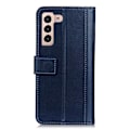 Miniatyrbild 3 av 8: KHAZNEH Galaxy S23 Plus Plånboksfodral Stand Flip PU Läder - Blå