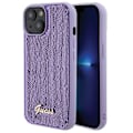Miniatyrbild 2 av 11: Guess iPhone 15 Mobilskal Sequin Script Metal - Lila