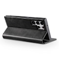 Miniatyrbild 5 av 6: SUTENI Galaxy S23 Ultra Plånboksfodral Kickstand Flip - Svart