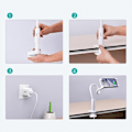 Miniatyrbild 9 av 10: Choetech 2-in-1 Trådlös Laddare med Mobil Hållare 10W - Vit Vit