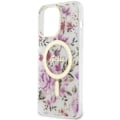 Miniatyrbild 6 av 8: Guess iPhone 14 Pro Mobilskal MagSafe Flower - Transparent