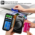 Miniatyrbild 6 av 10: iPhone 15 Pro Max Plånboksfodral 2-in-1 Detachable - Svart Svart