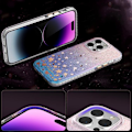 Miniatyrbild 9 av 9: Kingxbar iPhone 14 Plus Skal Heart Star - Zodiac
