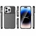 Miniatyrbild 7 av 11: iPhone 15 Pro Max Mobilskal Thunder Armored - Svart Svart