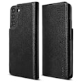 Miniatyrbild 1 av 11: Ringke Folio Signature Flip Läder Fodral Galaxy S22 Plus - Svart