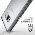 Miniatyrbild 2 av 8: Ringke Fusion Shock Absorption Skal till Samsung Galaxy S8 Plus - Grå grå