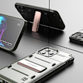 Pikkukuva 7 / 10: VRS DESIGN Damda QuickStand Skal iPhone 12 Pro Max - Grön Bronze