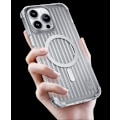 Miniatyrbild 7 av 11: Kingxbar iPhone 14 Plus Skal Magsafe PQY Go Out - Silver