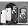 Miniatyrbild 7 av 7: Galaxy S23 Mobilskal Magsafe Shockproof Magnetic - Clear