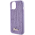 Miniatyrbild 11 av 11: Guess iPhone 15 Mobilskal Sequin Script Metal - Lila