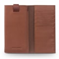 Miniatyrbild 4 av 5: Universal Pouch Wallet i äkta läder - Brun (M) Brun