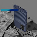 Miniatyrbild 7 av 8: Thunder Flexible Armored Skal Galaxy A53 5G - Blå