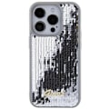Miniatyrbild 3 av 8: Guess iPhone 15 Pro Max Mobilskal Sequin Script Metal - Silver
