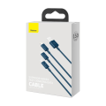 Pikkukuva 6 / 6: Baseus Superior Lightning - mikro-USB - USB-C-kaapeli 1,5 m - sininen Blue