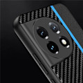 Miniatyrbild 7 av 9: OnePlus 11 5G Mobilskal Carbon Fiber PU-Läder - Gul