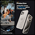 Miniatyrbild 6 av 10: Spigen iPhone 15 Pro Max Mobilskal Magsafe Hybrid - Titanium