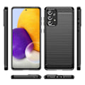 Miniatyrbild 2 av 6: Carbon Galaxy A73 Skal Flexible - Svart Svart