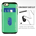 Miniatyrbild 2 av 5: Mercury iPocket Premium skal med kortplats till Apple iPhone 6(S) Plus - Turkos