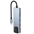 Miniatyrbild 4 av 9: Tech-Protect V3-Hub Adapter 5in1 - Grå grå