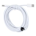 Miniatyrbild 1 av 2: USB-C till USB-C kabel 3m 30W HD26- Vit
