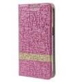 Miniatyrbild 1 av 6: Lines Textured fodral till Samsung Galaxy Ace 4 - Magenta