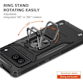 Miniatyrbild 2 av 7: Google Pixel 7 Skal Ringhållare Kickstand Hybrid - Svart Svart