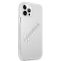 Miniatyrbild 4 av 8: Guess Vintage Script Silver Skal iPhone 12 / 12 Pro - Transparent Silver