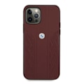 Miniatyrbild 1 av 11: BMW Läder Curve Perforate Skal iPhone 12 Pro Max - Röd Röd