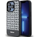 Miniatyrbild 1 av 8: DKNY iPhone 15 Pro Mobilskal Magsafe Läder Printed Pattern Svart
