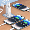 Miniatyrbild 11 av 11: Wozinsky Väggladdare 30W USB-C/2 x USB-A - Vit