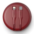 Miniatyrbillede 3 af 5: UNIQ kabel MFI Halo USB-C lyn 18W 1,2m karminrød Red