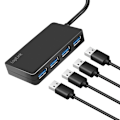 Miniatyrbild 4 av 6: Logilink HUB USB 3.0 4x USB-A Svart