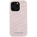 Miniatyrbild 6 av 11: KARL LAGERFELD iPhone 15 Mobilskal Quilted K Pattern - Rosa