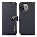 Miniatyrbild 1 av 10: Khazneh Äkta Läder Fodral till iPhone 13 Pro Max - Blå Blå
