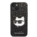 Miniatyrbild 3 av 8: Karl Lagerfeld iPhone 14 Plus Skal Glitter Choupette Patch - Svart Svart