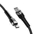 Miniatyrbild 3 av 8: Wozinsky USB-C till USB-C kabel PD 65W 1m - Svart