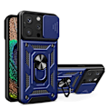 Miniatyrbild 2 av 11: iPhone 14 Pro Skal med Ringhållare Hybrid Armor Camshield - Blå